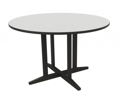 Table Soline piètement à dégagement latéral - Ø 120 CM